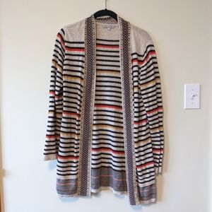Per Una longline cardigan with stripes size US8 (UK12)
